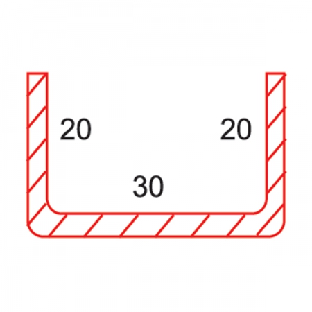 METAL FOR FRAME WITH BORDER STEEL REINFORCEMENT
