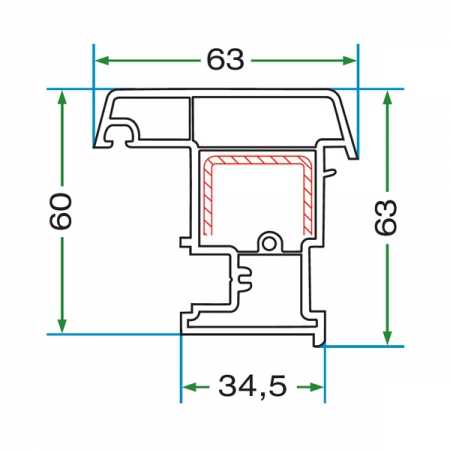 MOVABLE MULLION PROFILE