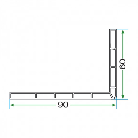 60 x 90 PERVAZ PROFİLİ