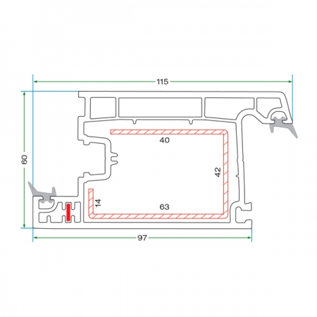 DOOR SASH PROFILE