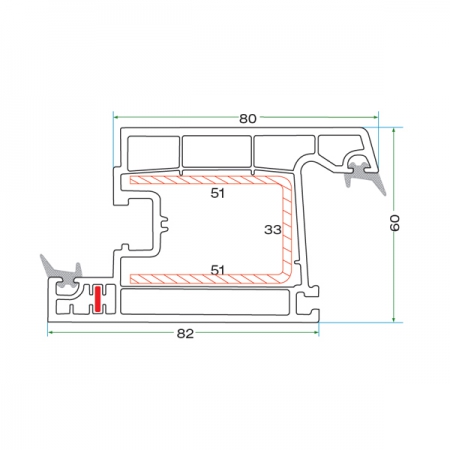 BALCONY DOOR SASH PROFİLE